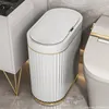 7L/9L Cestino intelligente Can lattina elettronica Sensore intelligente automatico Spazzatura Bin Abs Household Wide -Waster Canda per bagno per il bagno della cucina