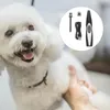 Dog Apparel Pet Cat Nail Hair Trimmer USB Laddningsbar Electric Clipper Grooming Tool Haircut Shaver (Blue and Black