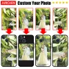 Aangepaste fotoglaskast voor Xiaomi Redmi Note 12 Turbo 12R 12s Mi 13 10 14 POCO F5 Lite K50 Ultra 13T Pro plus 5G lederen cover