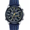 Men's Watch Top Luxury Business Quartz Watch Men Waterproof Blue Angel World Chronograph Casual Steel Band Watch For Men 2204218A