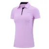 Shirts PGM Women Golf Short Sleeved T Shirt Summer Ladies Shirts Sports Slim Clothes Quick Drying Breathable Golf Tennis Clothing YF486