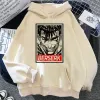 Plus Size Automne Hiver Berserk Sweats à capuche Femmes Homme Vintage Japonais Anime Hodies Graphique Sweatshirts Z3Yd #