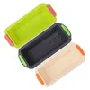 Moules de cuisson rectangulaire Toast moule Silicone Binaear pain antiadhésif couleur gâteau carré Pan