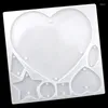 Backformen Liebe Quadratisch Rund DIY Kristallkleberform Spiegel Anhänger Dekoration Werkzeug Lebensmittelqualität Form 1063