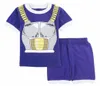 Enfants bébé garçons dessin animé Vegeta Goku Costume vêtements à manches courtes vêtements de nuit Pyjamas enfants Pyjamas ensemble été Homewear Pyjamas7682393