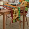 Bordslöpare Modern Elegant African Girl For Dining Wedding Decor Tracloth Home Party Cover YQ240330