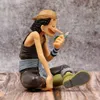 Anime Manga One Piece Usopp Smell Flowers Sitting Posture Pvc GK Action Figure Model Anime Dolls Collection Childrens Charm Gift Decoration 24329