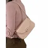 Koreańska solidna torba versi kobieta 2023 Nowa nisza Fi Candy Color Ins Wind Pop Crossbody Torby na ramię pu skóra prosta e28z#