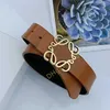 5A Classic Antique Leather Men bälten Fashion Gold and Silver Gun Color Smooth Buckle Mens Womens Jeans Casual Belts Bredd 3,8 cm Luxury Designer Belt