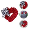 Fleurs décoratives pour porte d'entrée, décorations de mariage pour Miss, idées cadeaux pour dames, tissu de noël, saint-valentin