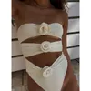 Maillots de bain pour femmes Maillot de bain femme maillot de bain intégré bikini nouveau maillot de bain femme floral 3D J240330