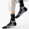 Men's Socks Athletic Crew Five Finger Stretch Breathable Winter Outdoor Skin Friendly Causal Sport Calcetines Hombre