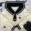 Corea Uniform College Style Lg manica camicia vestito gonne a pieghe Imposta ragazze sveglie uniformi marinaio costumi scuola giapponese U3Oq #