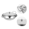 Pannor Stov Iron Steel Frey Pan Wok Fry Griddle Chinese Cookware Outdoor Asian Stewpot rostfri stekpanna Drop Delivery Home Garden Ki Otshy