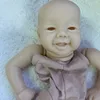 21inch lieve baby Emmy Reborn Doll Kit Levense Soft Vinyl Onvoltooide Onvolteerde poppenonderdelen met stoffen lichaam en ogen herboren Supply