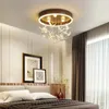 Chandeliers Modern Minimalist Crystal Chandelier LED Bedroom Creative Personality