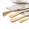 مجموعات أدوات المسطحات Baltens 24pcs أدوات المائدة مجموعة من الفولاذ المقاوم للصدأ الغربي أدوات المائدة الغربية سكين ملعقة المطبخ مرآة الذهب