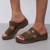 Hausschuhe Slipper Schnalle Mode und Sandalen Nähen Auto Keil Metall Damen Strass Bein