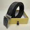 Boucle de mode de ceinture de créateurs Générette en cuir Mentide Cintura Beltes imprimées Largeur 38 mm 20 Hortement qualité avec lettre de luxe