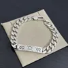 2024 New Style Top Qualität 925 Sterling Silber Totenkopf Armband Mode Charm Schlüsselanhänger 18k vergoldet Armband für Damen Herren Luxus Schmuck Geschenk