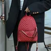V S V-образный стеганый мини-рюкзак с заклепками, рюкзак, кожаная дорожная сумка, женская сумка s9f2 #