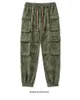Men's Pants Cargo Spring Loose Straight Plus Size Clothing Camouflage Work Clothes Multi-pocket Sports Cotton Casual