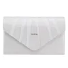 Designer Luxury fashion Diamond Clutch Bags Straight new fashionable style womens solid color silk pleated evening bag with pleats hand-held bag