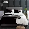 Bedding Sets Black Woman White Set 3pcs Boys Girls Duvet Cover Pillowcase Kids Adult Quilt Double Bed Home Textile