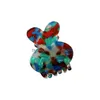 Clamps 2023 New Cute 3.7Cm Small Rabbit Bunny Acetate Hair Claw Clips Lovely Bangs Side Clip Accessories For Drop Delivery Dhgarden Dhlec