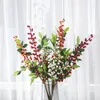 Decorative Flowers 1Pc 70cm Christmas Berry Branch Foam Artificial DIY Wedding Party Flower Arrangement Home Decoration Fake Berries Crafts