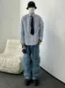 Jeans da donna Pantaloni cargo americani Pantaloni larghi a vita alta da donna Retro Street Harajuku Coppie Y2K Style Mopping Youth Clothing