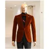 Męskie garnitury męskie 2 sztuki z klatką piersiową aksamitna kurtka czarna spodni ślubna pana młodego Tuxedos Terno Masculino Prom Custom Man Blazer Sets