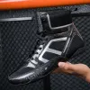 Boots Boxing sports shoes women's foot protection fighting shoes men's high top breathable wrestling shoes professional training shoes