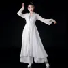 Classical Dance Practice Suit for Women, Like A Dream, z kardiganem LG, płynącą gazą, eleganckim urokiem ciała i dorosłym O0se#