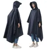 Płaszcza przeciwdeszczowe 3 w 1 wielofunkcyjny na zewnątrz piesze wędrówki z plecakiem płaszcz przeciwdeszczowy Poncho Waterproof Waterproof Namiot na kemping