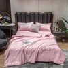 Set piumino estivo in seta di ghiaccio per letto condizionatore d'aria Coperta/trapunta per pisolino set super setoso e morbido di piumino estivo e federa 240318