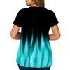 4xl 3xl Plus Size Women Tops 2024 Summer Large Size T-Shirt T-shirt T-TEE Casual Oversited Pullover dla odzieży żeńskiej L7LI#