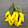 Dekoracja imprezowa x6HD sztuczny banan fałszywe owoc Bananas Realistyczny wielki dodatek do POS i różnych ustawień