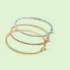 Designer de bracelet classique pour femmes vintage perlee trois couleurs bracelets bracelets hommes cuivre perle bracelets de charme femmes cadeau à la mode zl202 B4