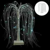 Dekorative Blumen Lichter LED Halloween Baum Tischlampe künstlich beleuchtete Weide für Zuhause