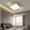 Światła sufitowe Nowoczesna dioda LED na studia sypialni Oświadczenie Dekoracja domu Czarna złota lampa oświetlenia wewnętrzna
