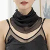 Szaliki 2024 Modna druk kwiatowy projektantka Kobiet Pierścień szyi miękki szalik do osłony krem ​​w zasłonie jedwabna maska ​​twarzy