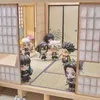 Anime Manga 5 Pcs/Set Anime Demon Figurine Q.ver Kimetsu no Yaiba Nezuko Tanjirou Zenitsu PVC Model Action Figure Toys Gift Ornament 24329