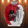 2023 Winter Hot Sprzedaż drużyna drużyna Nowa amerykańska futbol 3D Digital Mens bluza