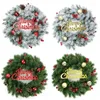 Ghirlande di fiori decorativi 35 cm Ghirlanda di Natale Simulazione Fiore Anello di vite Pigna Ornamenti Decorazione per albero Disposizione per porte e finestre Dhq1I