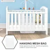 Sacs de rangement Sac à vêtements pour bébé Support de cuisine Pochette à légumes Maison Mesh Douche Artisanat