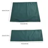 Chair Covers Office Cover 2pcs Dustproof Outdoor Replacement Kit Set Solid Green Stool Protector Canvas Home Decoration