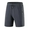 Herren-Shorts für Herren, lässig, stilvoll, Sommer, Strand, mit elastischem Bund, Reißverschlusstaschen, schnell trocknend, für Fitness