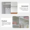 Shower Curtains Window Wear-resistant Stick Adjustable Rod Free Installation Stainless Steel Pole Home Accessory Tension