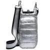 Sacs Puffer Water Bottle Carrier Portable Down Sac rembourré Sac à bandoulière extérieur Hydrobags Ajustement de la bouteille de sangle large